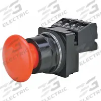 SIEMENS Mushroom Head Push Button: Illuminated, Mushroom Head Profile, Metallic, 30 mm, 1NO/1NC (MPN US2:52BP2G2A). Key specifications — Brand: SIEMENS; Action: Maintained; Series: Class 52; Push Button Material Type: Metallic.