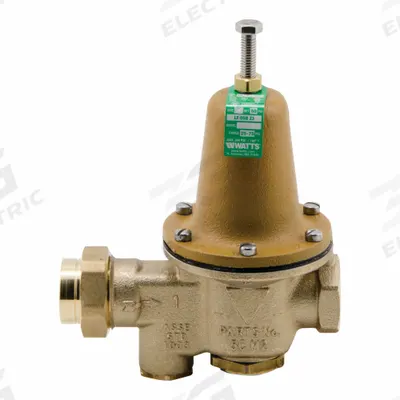 Watts Water Pressure Reducing Valve: NPT x NPT, 1 1/4 in Pipe Size, Copper Silicon Alloy - Standard Capacity Water Pressure Regulators