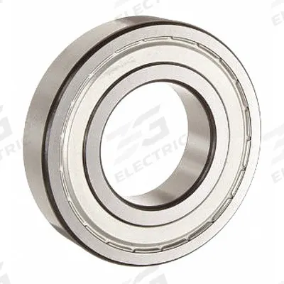 SKF Radial Ball Bearing: 6200, 10 mm Bore, Dbl Shield, 30 mm OD, 9 mm Outer Ring Wd - General Purpose Retaining Ring Ball Bearings