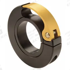 RULAND MANUFACTURING Shaft Collar: 1-Piece, Inch, Round, Clamp On, 5/8 in Bore Dia, Aluminum, 6061 (MPN QCL-10-A). Key specifications — Brand: RULAND MANUFACTURING.
