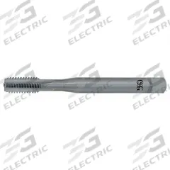 OSG Straight Flute Tap: 3/8"-24 UNF, 2B, 4 Flute, Bottoming Chamfer, Carbide (MPN 3191000)