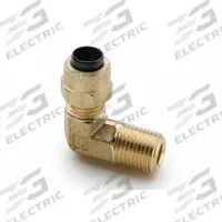 PARKER Compression Fitting Adapter: 1/4 in OD x 3/8 in Pipe Fitting Size, Compression x MNPT, Brass (MPN 169P-4-6). Key specifications — attr1195695: PARKER.
