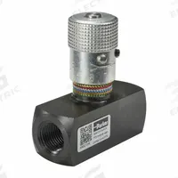 PARKER Flow Control Valve: 3 gpm Max Flow Rate, #4 SAE O-Ring Boss, #4 SAE O-Ring Boss, Steel (MPN N420S). Key specifications — attr1018158: Manual; attr1018114: Rotary Knob; attr1018116: Steel; attr1018117: PARKER; attr1018137: Two-Way.