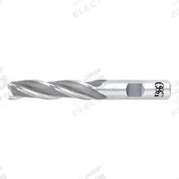 OSG Square End Mill: Cobalt, 3 Flute, 5/8" Mill Dia, 2-1/2" LOC, 4-5/8" OAL (MPN 5362100)