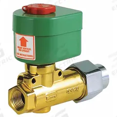 REDHAT Solenoid Valve: 2-Way, Normally Closed, 1/2 in Pipe Size, 110V AC/120V AC, Manual Operator (MPN 8266D069V). Key specifications — Brand: REDHAT; Pipe Size: 1/2 in; Voltage: 120V AC; Coil Enclosure: Without Junction Box.