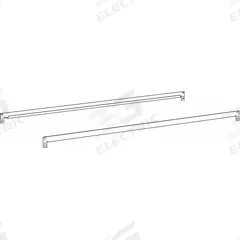 TENNSCO Shelf: 48 in x 24 in, 850 lb Load Capacity, Gray, Shelf (MPN ZKM-4824). Key specifications — Includes: Shelf; Shelf Configuration: Single Straight; Color: Gray; Frame Material: Steel; Brand: TENNSCO; Frame Finish: Zinc Plated; Product Type: Shelf.