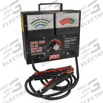 ASSOCIATED EQUIP Load Tester: Battery Load Tester, Battery Load Tester, 12 1/2 in Overall Wd - Analog Display Battery Testers