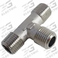 LEGRIS Metal Pipe Tee: Tee, 3/4 in x 3/4 in x 3/4 in, Nickel-Plated Brass, 870 psi, 2 23/32 in Lg (MPN 0927 00 27). Key specifications — Brand: LEGRIS; Maximum Operating Pressure: 870 psi.