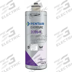 EVERPURE Water Filter Cartridge: 5 micron, 1 gpm, 3,000 gal, 10 1/4 in Overall Ht (MPN EV961706). Key specifications — Filter Media: Carbon Block; Brand: EVERPURE.