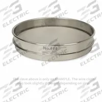 ADVANTECH Standard Stainless Steel Cloth Test Sieve: Stainless Steel, 8 in Outside Dia, 1 5/8 in Ht (MPN 20SS8H). Key specifications — Screen Material: Stainless Steel; Brand: ADVANTECH; Frame Material: Stainless Steel; Standards: ASTM E11; US Standard Screen Size: #20.