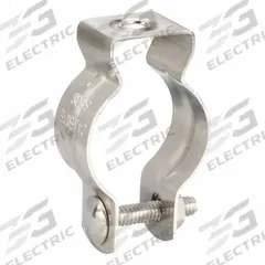 Conduit & Cable Hanger - Screw-On: 1 in Trade Size, 1 1/8 in, Stainless Steel, S61000MH00. Key specifications — Compatible Conduit Trade Size: 1 in; Compatible Conduit Type: IMC; RMC; Compatible Nominal Conduit/Pipe Size: 1 in; Compatible Pipe Size: 1 in; Finish: Polished; Flange Thickness: 1-1/8 in; Indoor/Outdoor Usage: Indoor/Outdoor.