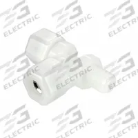 PARKER Compression Tee Fitting: 3/8 in OD x 1/4 in Pipe x 3/8 in OD Size, Nylon (MPN N6MR4). Key specifications — Brand: PARKER.