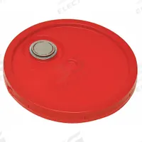 APPROVED VENDOR Pail Lid: Gasketed/Snap-On/Spout/Tear Tab, 12 1/4 in Overall Dia, Red, Plastic (MPN ROP2100CVRF-TT-R). Key specifications — attr1265148: 1H2/Y1.5/30; attr1188872: APPROVED VENDOR; attr1265149: Not Rated; attr1188855: 49EN65; attr1188854: Plastic; attr1188856: ROP2150R-M.