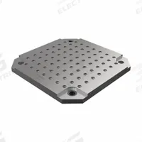 JERGENS Fixture Plate: Ball Lock, Square, Steel, 16 in W x 16 in L x 1.125 in H, 80 lb Wt, 28801. Key specifications — attr1036219: Fixture Plate; attr1036220: JERGENS; attr1091693: M12x1.75; attr1091714: (2) Primary Liners; attr1091722: Ball Lock Shanks.