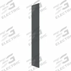 HADRIAN Pilaster: Solid Plastic HDPE, Plastic, Slate, 80 1/2 in Ht, 5 in Wd, 1 in Thick (MPN X41005-231). Key specifications — Door Swing: In Swing; Brand: HADRIAN; Color: Slate; Finish/Texture: Plastic.