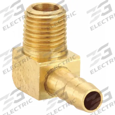 PARKER Barbed Hose Fitting: For 5/16 in Hose I.D., Hose Barb x NPT - Brass Multipurpose (Air, Water, Chemical) Rigid Barbed Hose Fittings