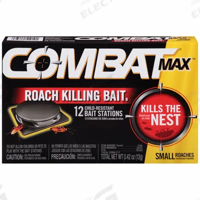 COMBAT Roach Bait: For Use On Crawling Insects, Bait Box Trap, Indoor Use - Crawling Insect Traps