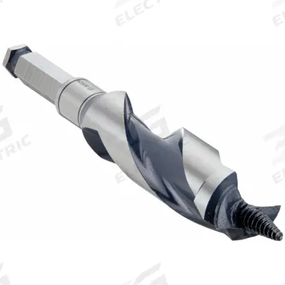 BOSCH Hybrid Drill Bit: 1 in Drill Bit Size, 7 1/2 in Overall Lg, Straight Shank - Hybrid Spur & Ship Auger Drill Bits