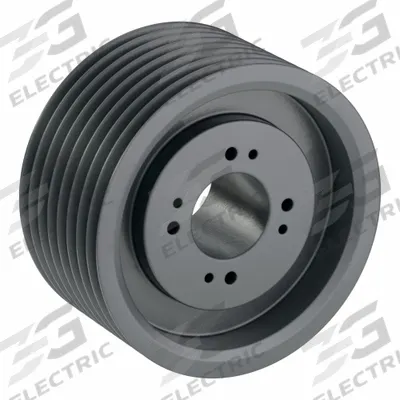 APPROVED VENDOR V-Belt Pulley: 8V1800, 8 Groove, 18 in OD, Bushed Bore - Bushed-Bore Cast-Iron Wedge V-Belt Pulleys