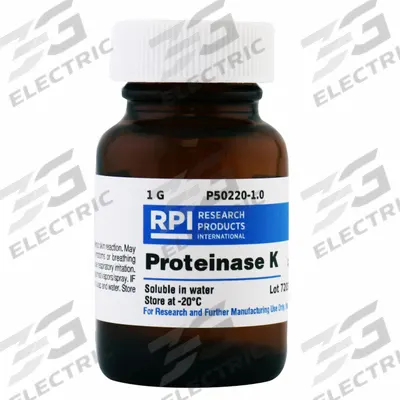 RPI Proteinase K: 1 g Volume, BSE/TSE Free, Powder - Protease Inhibitors