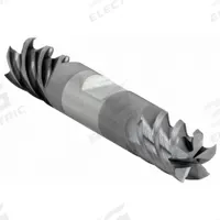 CLEVELAND Square End Mill: Carbide, TiAlN Coated, Double End, 5 Flute, 7/16" Mill Dia, 9/16" LOC (MPN C80105)