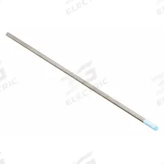 MILLER ELECTRIC Tungsten Electrode: Rare Earth, 1/16 in x 7 in, Light Blue, EWG, 10 PK (MPN WG116X7). Key specifications — Brand: MILLER ELECTRIC; Overall Length: 7 in; AWS Classification: EWG; Welding Current Designation: AC/DC; Color: Light Blue.
