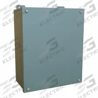 HAMMOND Electrical Enclosure: Steel, 12 in x 10 in x 5 in, NEMA 12/13, w/Panel, Solid Cover (MPN 1414SCK). Key specifications — Brand: HAMMOND; Closure Method: Screws; Knockouts: Not Included.