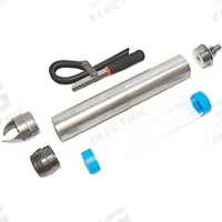 AMS Core Sampler with Core and Auger Tip: Stainless Steel, 5/8 in Connection Size, 2 in Overall Dia (MPN 403.27). Key specifications — Material: Stainless Steel; Connection Type: Threaded; Includes: Liner; Brand: AMS.