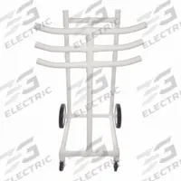 CHAMPION SPORTS Physical Education Equipment Cart: 22 in Overall Lg, 26 in Overall Wd, Plastic (MPN HCRACK)