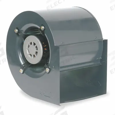 Dayton Blower with Motor: 9 3/8 in Wheel Dia, Direct Drive, 1/3 hp, 115V AC, 1 Ph - Direct-Drive Blowers with Drive