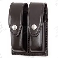 GOULD & GOODRICH, INC. Magazine Pouch: Black, Leather, Basket Weave, Snap Closure (MPN B627-7). Key specifications — attr188437: Black; attr188438: Leather; attr188431: Magazine Pouch.