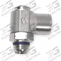 AIGNEP USA Universal Flow Control: Elbow Fitting, Screwdriver Slot, 1/2 in Valve Body Size (MPN 88973-08-08). Key specifications — attr947203: Stainless Steel; attr947205: AIGNEP USA.