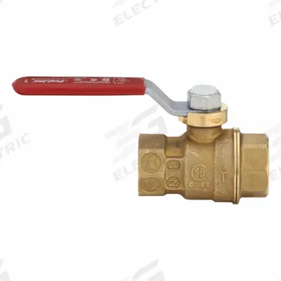 APPROVED VENDOR Manual Two-Way Ball Valve: 1/2 in, Brass, Straight, FIP x FIP - Brass Ball Valves