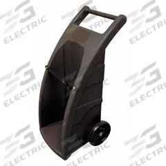 APPROVED VENDOR Cylinder Hand Truck: 250 lb, Flow-Back, Black, Polyethylene, Solid, 46 in Handle Ht (MPN 7301-BK). Key specifications — Brand: APPROVED VENDOR.