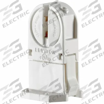 LEVITON Lampholder: Lamp Holder, Miniature Bi-Pin (G5), Tall Profile Style, 120 W Watt - Lampholders & Sockets