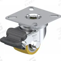 APPROVED VENDOR Plate Caster: Swivel, No Brake, Polyurethane, 35 mm Wheel Dia, 27 mm Wheel Wd, Slot (MPN LPA-VSTH 35K-RA). Key specifications — Wheel Bearing Type: Ball; Wheel/Tread Color: Beige; Brand: APPROVED VENDOR; Caster Type: Swivel.