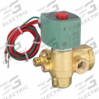 REDHAT Solenoid Valve: 3-Way, Normally Closed, 1/4 in Pipe Size, 110V AC/120V AC, Quick Exhaust (MPN 8321G001120/60,110/50DA). Key specifications — Pipe Size: 1/4 in; Voltage: 120V AC; Brand: REDHAT; Coil Enclosure: Without Junction Box.