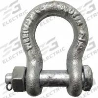 APPROVED VENDOR Anchor Shackle: Anchor Shackle, 5,200 lb Working Load Limit, 3/4 in Wd Between Eyes (MPN 55AX97). Key specifications — Body Color: Silver; Brand: APPROVED VENDOR.
