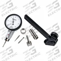 MITUTOYO Dial Test Indicator: 0 in to 0.008 in, Horizontal, Inch, +/-0.0001 in (MPN 513-407-10T). Key specifications — attr1200917: Dial Test Indicator; attr1184127: 513-407-10T; attr1184167: MITUTOYO; attr1184108: +/-0.0001 in; attr1184144: Certificate of Inspection.
