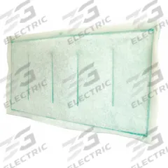 GRAINGER Ring Panel Air Filter: 16 in x 20 in x 1 in, 20 in Section Wd, 1 Sections, 3 Ply, MERV 8 (MPN 6B818). Key specifications — Performance Rating: MERV 8; Brand: GRAINGER; Media Material: Synthetic.