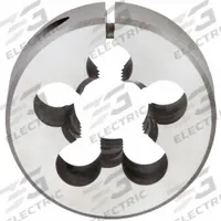 CLE-LINE Round Threading Die: M18x2.5 Metric, 1 1/2 in OD, Adj, High Speed Steel (MPN C65896)
