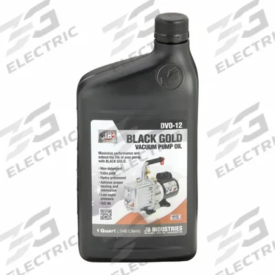 JB INDUSTRIES Refrigerant Evacuation Pump Oil: ISO-46, 1 qt Container Size - Oil for Evacuation Pumps