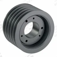 APPROVED VENDOR V-Belt Pulley: 5V630, 5 Groove, 6.3 in OD, Bushed Bore, SK, For 5V/5VX Belt Section (MPN 55V630SK). Key specifications — Pulley Industry Number: 5V630; Pitch Diameter: 6.3 in (5V); For Belt Section (broad, with similar types): 5V or 5VX.