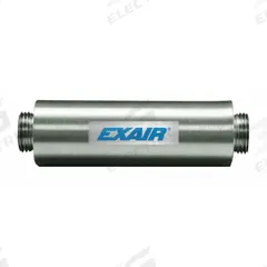 EXAIR Adjustable Vacuum Ejector Muffler: 1/4 in NPS, 5.8 cfm, Aluminum, Felt, 26 dBA NRR (MPN 890001). Key specifications — attr124412: EXAIR; attr124422: Felt; attr124426: Aluminum.