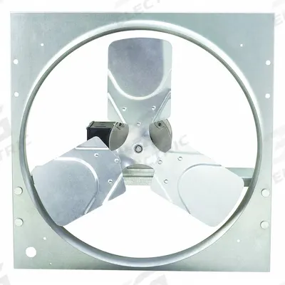 Dayton Exhaust/Supply Fan: Direct Drive, 20 in Blade, 1/3 hp, Totally Enclosed - Direct-Drive Reversible Panel Fans
