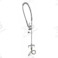 T&S BRASS Pre Rinse Faucet: Deck, Single-Post, 1 Mounting Holes, Brass, Chrome, 1.42 gpm Flow Rate (MPN B-0113-B). Key specifications — Brand: T&S BRASS; Color/Finish: Chrome.