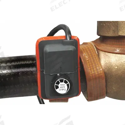 BRISKHEAT Heating Tape: 218°C Op Temp - Max, 10 ft Overall Lg, 1 in Overall Wd, 1/8 in Thick - Silicone Heating Tapes