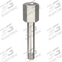 Standoff: Male x Female, 5/8 in Lg, Hex, Aluminum, Plain, 1/4 in Hex Wd, Aluminum, Aluminum, 10 PK (MPN CRR040566GR). Key specifications — Brand: APPROVED VENDOR.