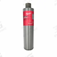 MILWAUKEE Coring Bit: 4 1/2 in Core Dia, 15 in Max Drilling Dp, 15 in Overall Lg (MPN 48-17-1045). Key specifications — attr253756: Concrete; attr277144: MILWAUKEE.