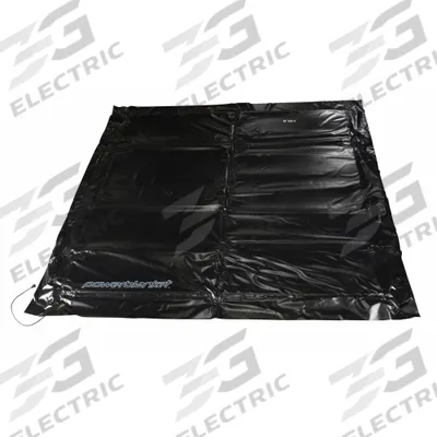 POWERBLANKET Concrete Curing Blanket: Concrete Curing, 12 ft x 12 ft, 12 ft Wd, 12 ft Lg - Concrete Curing Mats